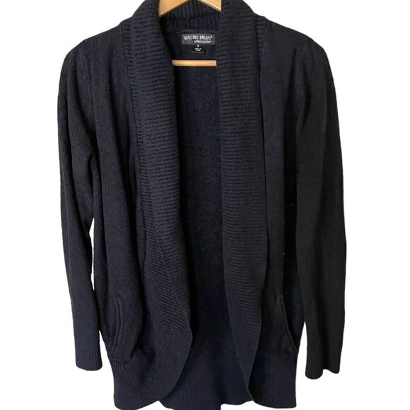 Barefoot Dreams Bamboo Chic Lite Black Cardigan - Size Medium - Picture 1 of 3